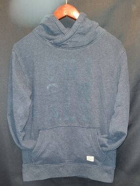 Jack & Jones Slate Blue Hooded Pullover Sweatshirt SIZE LARGE